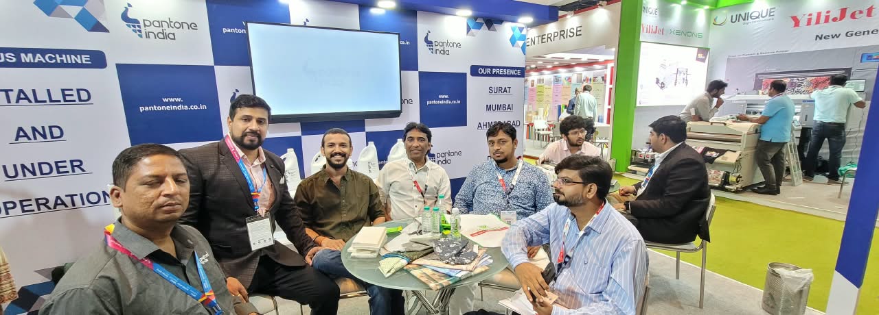 CUSTOMER MEET AT EXHIBITION STALL