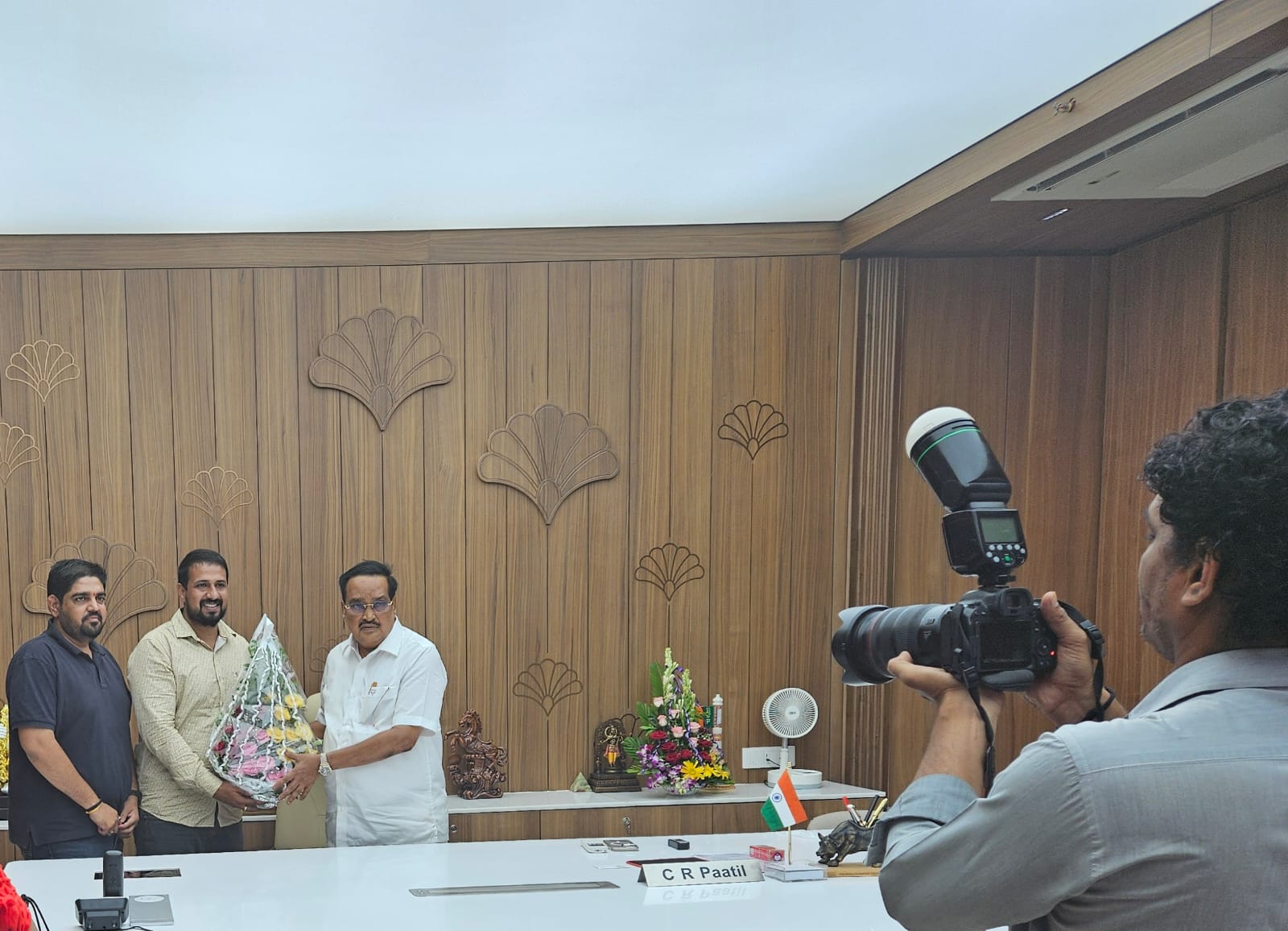 MEET WITH CR PATIL SIR 