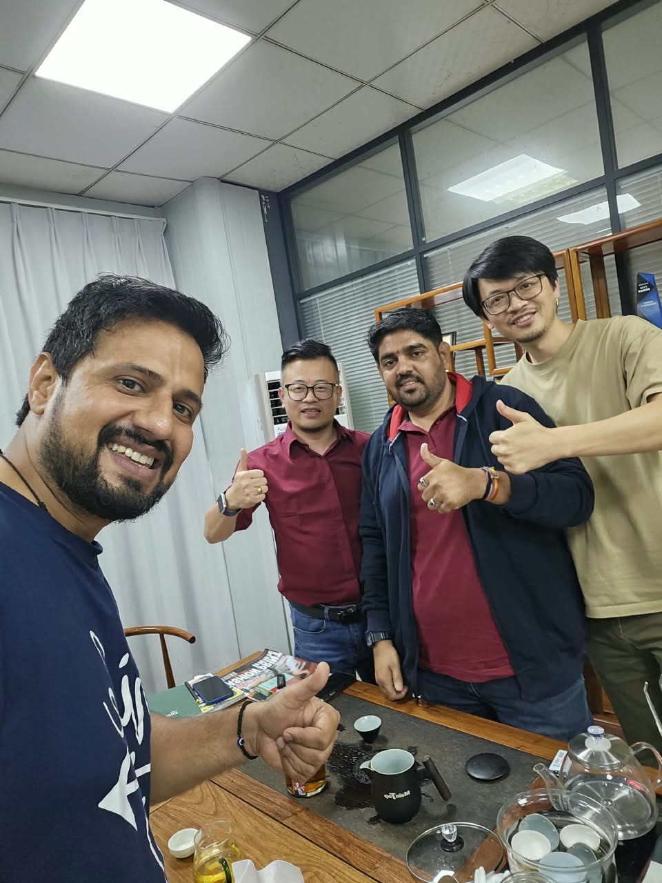VISITED AT PRINTER MFG OFFICE AT CHINA